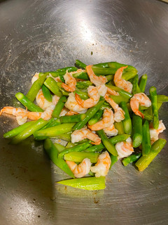 家常菜＿蘆筍炒蝦仁 的食譜成品照片