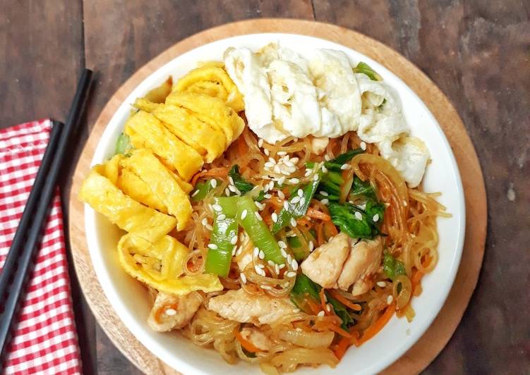 Resep Jap Chae with chicken Anti Gagal
