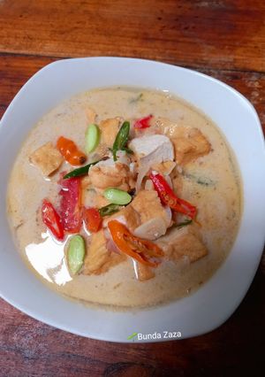 Foto resep Sayur Tahu Santan Pedas ala Desa