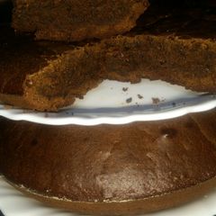 A picture of Molasses Cake #4WkChallenge.