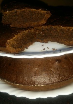 A picture of Molasses Cake #4WkChallenge.