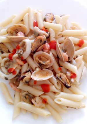 A picture of Seafood Pasta.