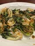 Ginger Garlic Baby Bok Choy