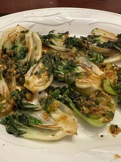 A picture of Ginger Garlic Baby Bok Choy.