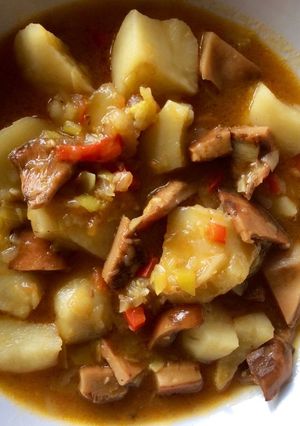 Una foto de Patatas con níscalos