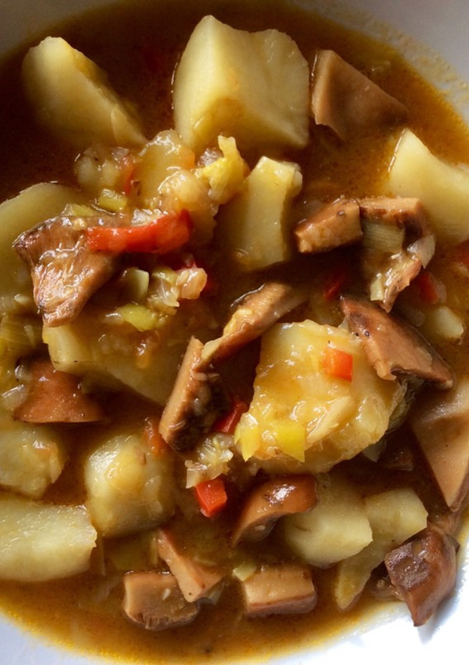 Una foto de Patatas con níscalos