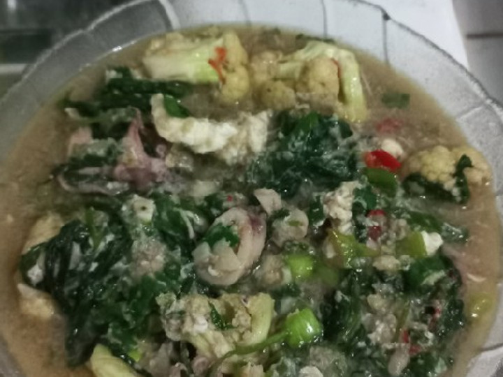 Resep Tumis Pedas Asin (Kangkung-Kembang-Kol Cumi Asin), Bikin Ngiler