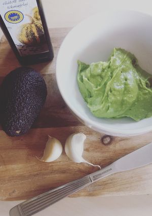 Avokádó krém recept fotója