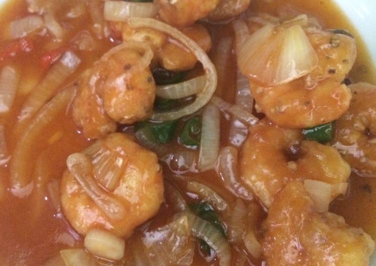 Cara Gampang Menyiapkan Udang asam manis praktis, Bisa Manjain Lidah