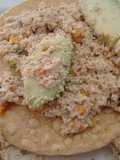 Tostadas de hueva de Dorado. ॐ