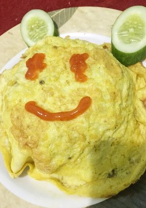 Foto resep Omurice sederhana