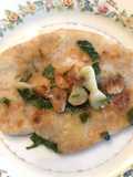 Filetes de pescado al mojo de ajo con cilantro