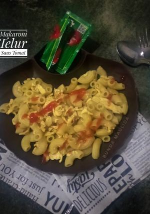 Foto resep Makaroni Telur Saus Tomat