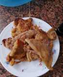 Crujientes de piel de Pollo