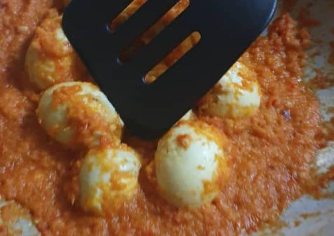 Telur sambal balado rumahan