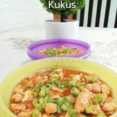 A picture of Telur Tahu Kukus (Makanan Tinggi Protein).