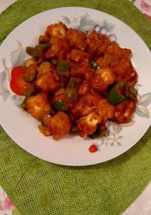 A picture of Paneer Chilli.