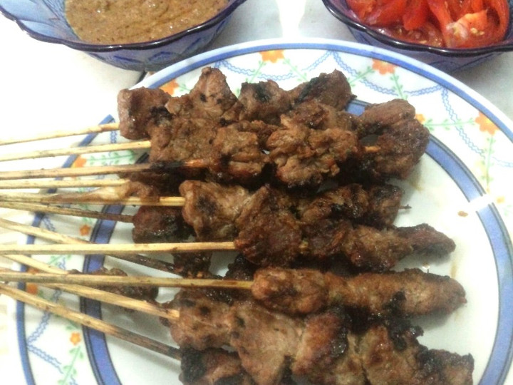 Cara Gampang Menyiapkan Sate Sapi Empuk plus Bumbu Kacang dan Maranggi Anti Gagal