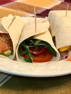 Una foto de Wraps variados