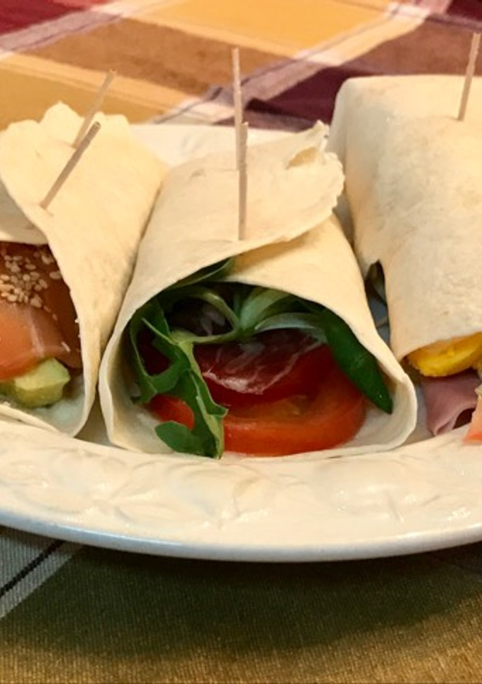 Una foto de Wraps variados