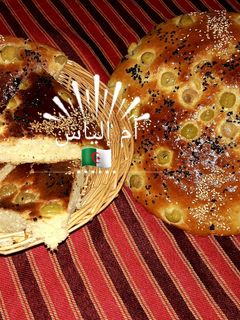 صورة لوصفة خبز بالزيتون