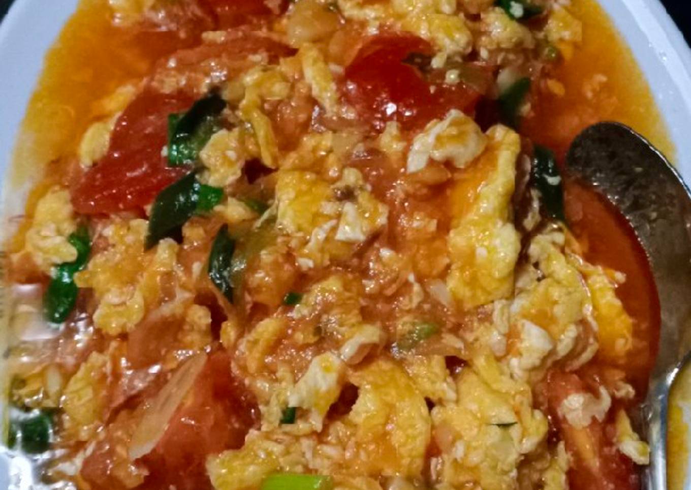 Orek telur simpel ala cina