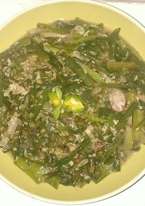 Foto resep Tumis genjer ebi saos tiram