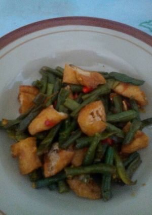 Foto resep Oseng Kacang Tahu
