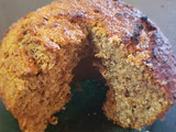 Budín integral con avena, manzana, banana y coco