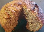 Una foto de budin integral sin aceite