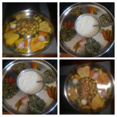 A picture of Valentine special methi and moong dal puri.