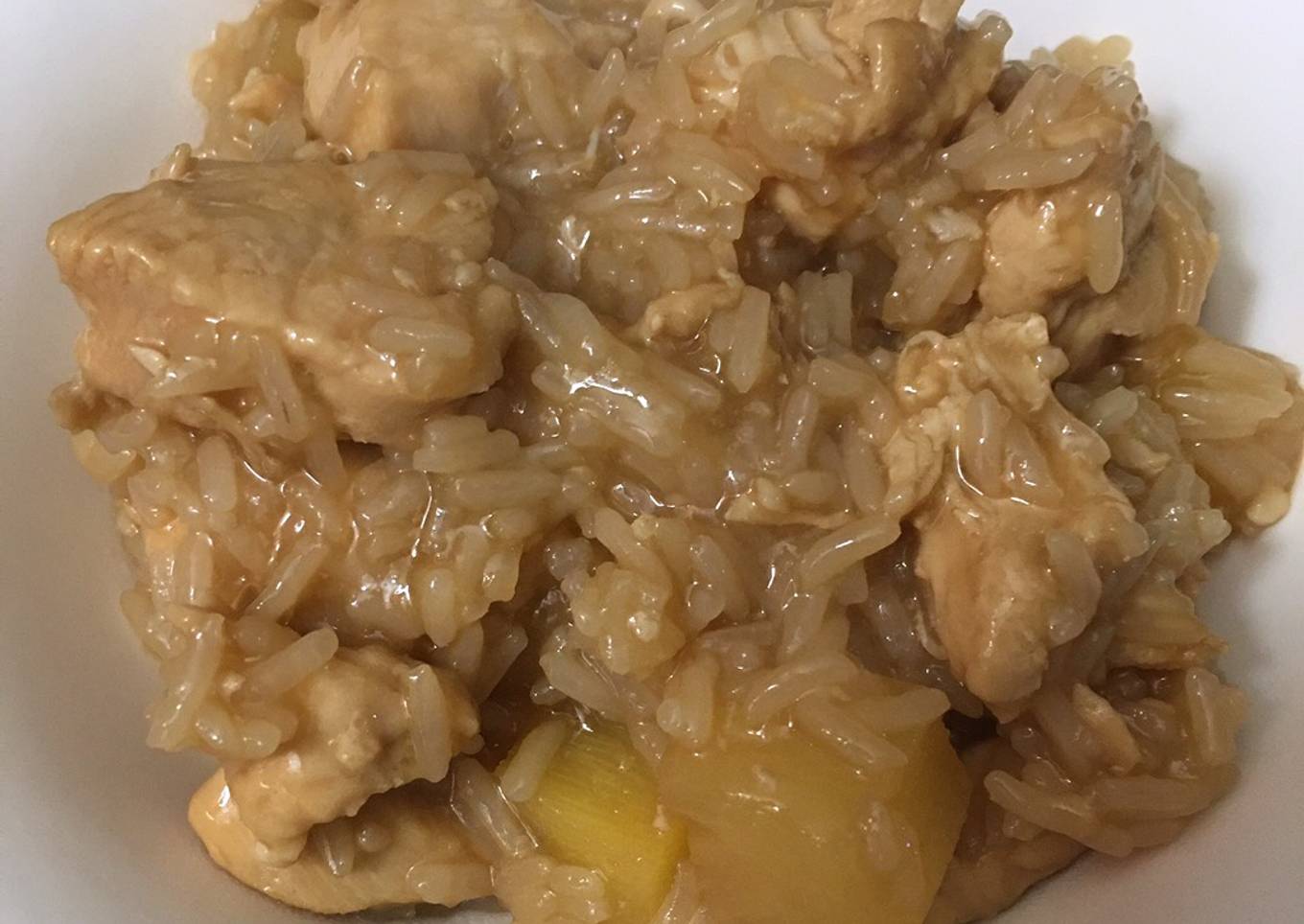 Pineapple Chicken and Rice Pressure Cooker