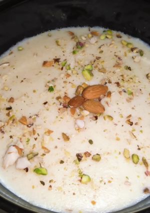 A picture of Quick Semolina kheer.
