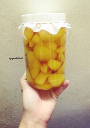 Hình của món 🍑🍑🍑 Công thức đào ngâm 🍑🍑🍑.
