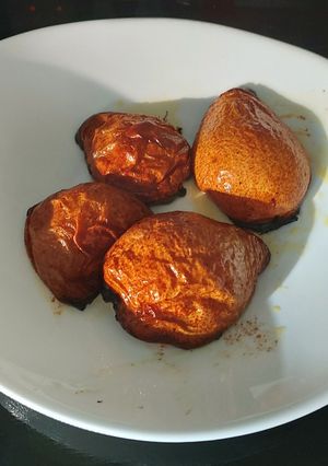 A picture of Easy Roast Pears with Balsamic Vinegar and Honey.
