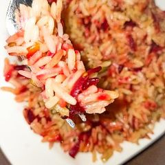 Next level 🔥💯Beetroot rice A picture of Next level 🔥💯Beetroot rice.