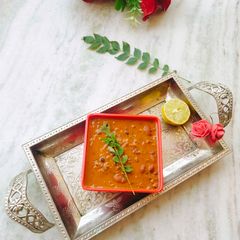A picture of Urad daal tadka Black gram Dal/ Maa ki dal / Kaali dal.