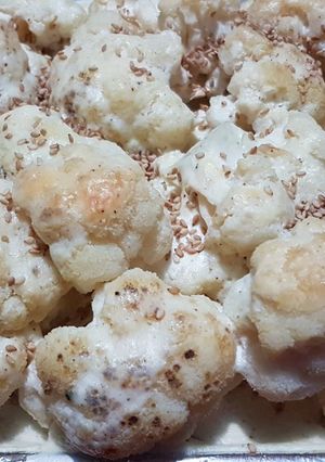 Una foto de Guarnición de coliflor horneada