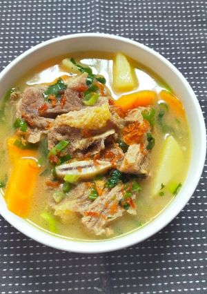 Foto resep SOP IGA SAPI Enak,Segar Dan Empuk