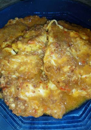 Foto resep Telor ceplok bumbu pecel