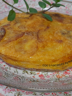 Una foto de Tortilla de patatas en air fryer