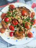VITELLO di MARE o SMERIGLIO con POMODORINI e PINOLI