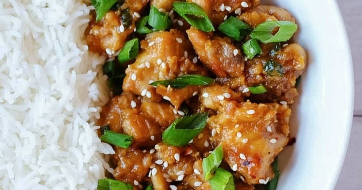 Sticky Orange & Ginger Chicken Recipe by Heavenly Yummy Cookpad