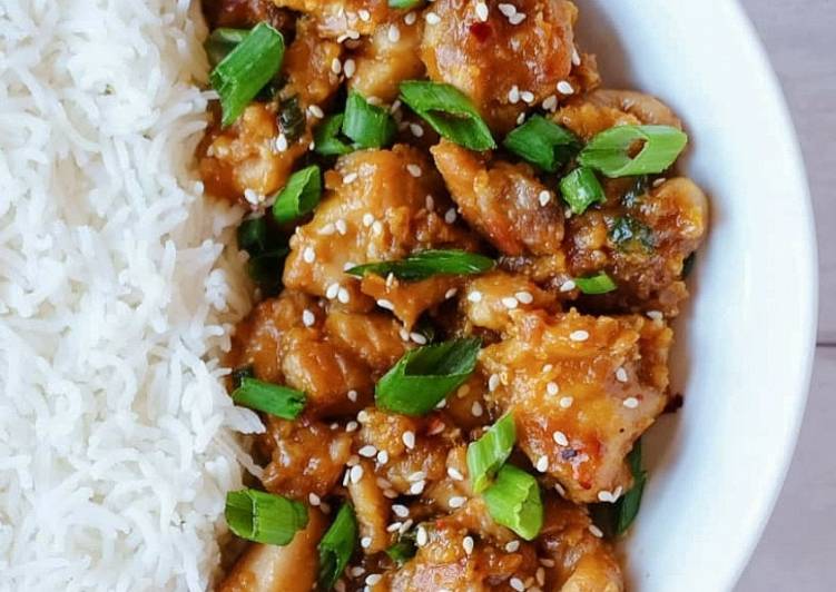 Step-by-Step Guide to Prepare Favorite Sticky Orange &amp; Ginger Chicken