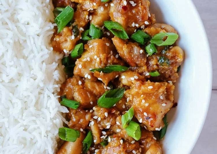 Simple Way to Make Award-winning Sticky Orange &amp; Ginger Chicken