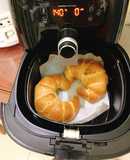 Bánh mì ngọt mềm bằng nồi chiên không dầu