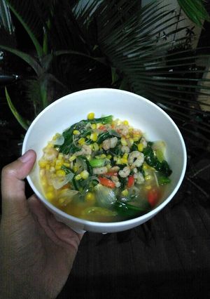 Foto resep Sayur Pakcoy Jagung dan Udang