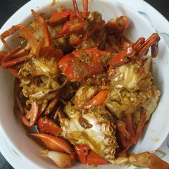 A picture of Crab curry.