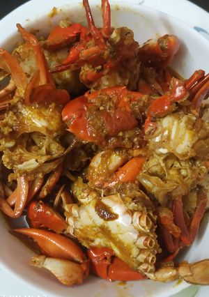 A picture of Crab curry.