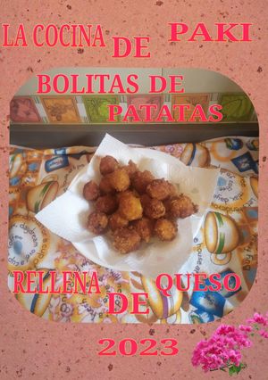 Una foto de Bolitas de patatas rellena de queso a mi manera